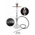 new design stainless steel glass parts hookah shisha